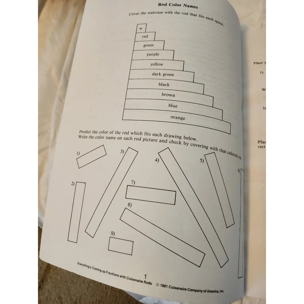 EVERYTHING'S COMING UP FRACTIONS WITH‎ CUISENAIRE RODS By John Bradford